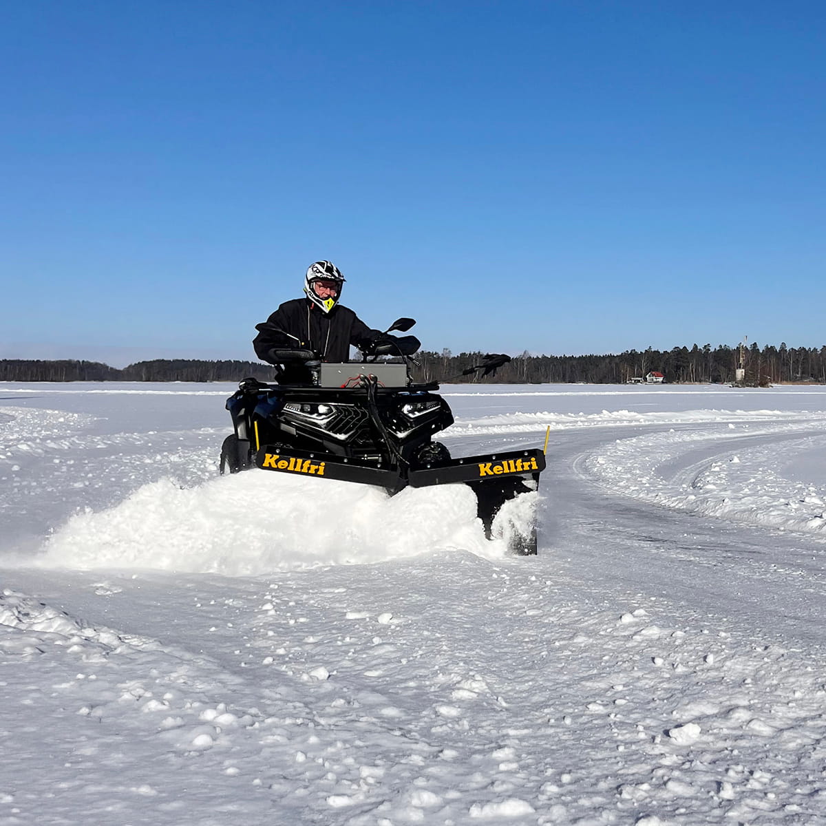 V-plov ATV 150 cm med hydraulikaggregat og cylinder