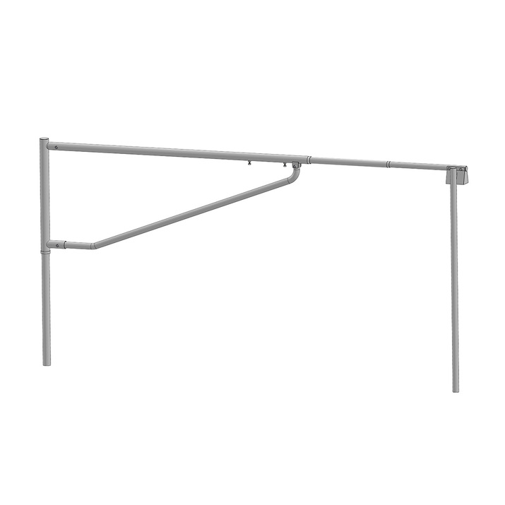 Vejbom, teleskopisk 3,5 - 5,5 m