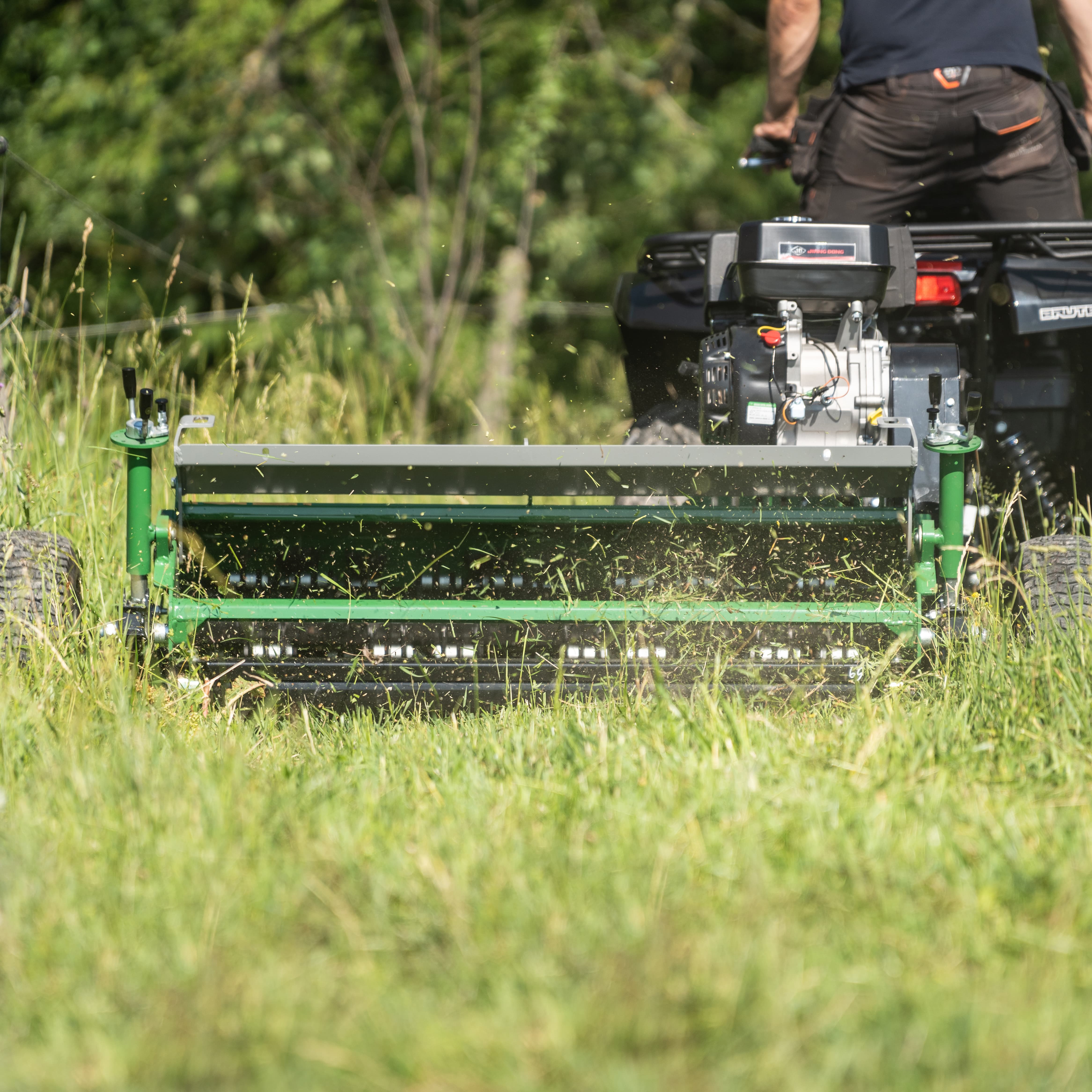 Slagleklipper ATV med bagklap, 1,2 m, 15 hk