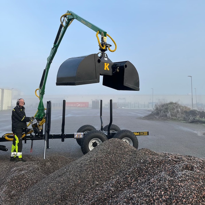 Gribeskovl til skovvogn, 55 cm