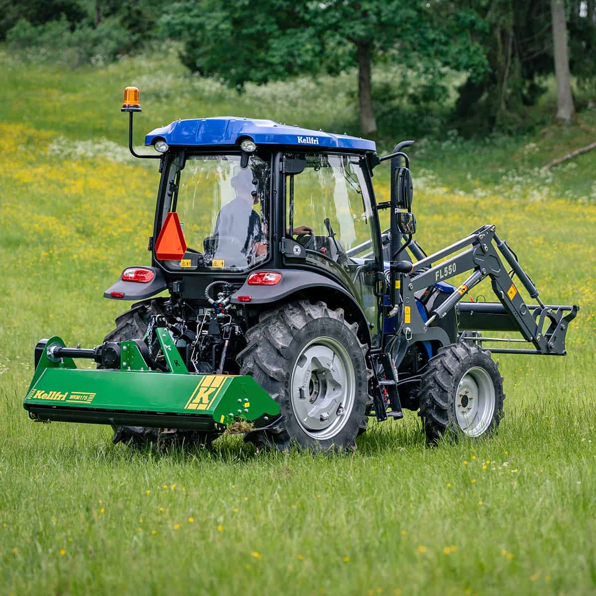 Traktor Lovol 50 hk 4WD med frontlæsser, Stage V