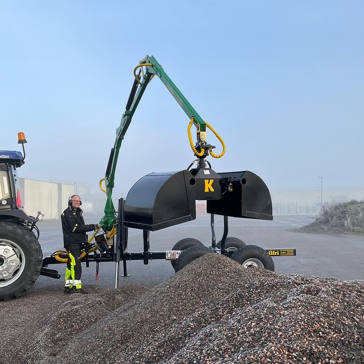 Gribeskovl til skovvogn, 55 cm