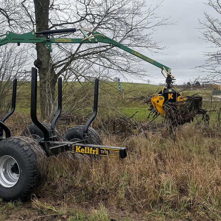 Grenklo inkl. hydraulikslange og bolte